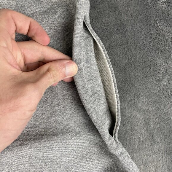 Herve by Herve Leger Boyfriend Terry Heather Grey Shorts Size Small - Picture 4 of 12